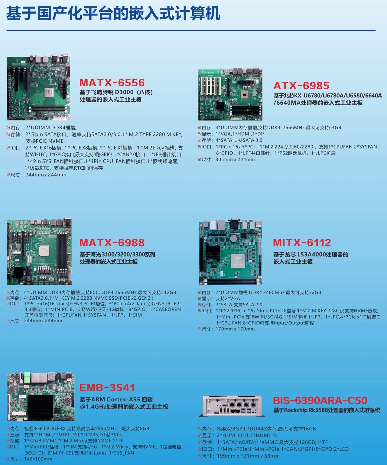  華北工控基于國產(chǎn)化平臺的嵌入式計算機